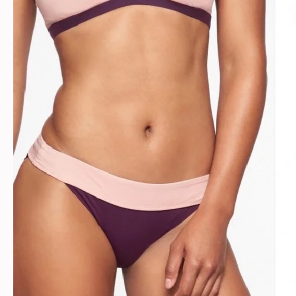 NWT Athleta Mod Block Medium Rise Swim Bottoms - Picture 2 of 5